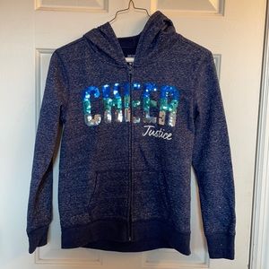 Justice Cheer Zip up Hoodie
